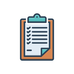 Color illustration icon for encounter