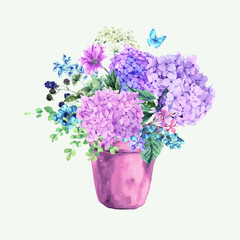 The material of Beautiful Flower Decoration Art