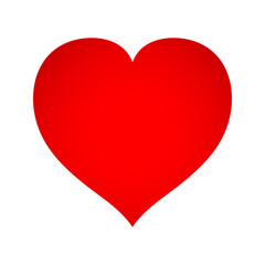 Heart Shape Icon , Sign Symbol Silhouette , Love , healthy , Vector illustration