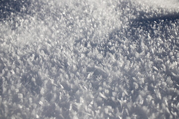 fresh snow winter background banner