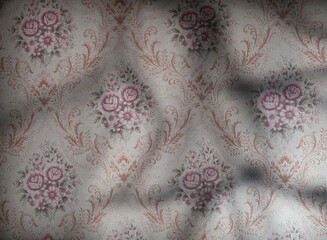 background with ornament, old soviet wallpaper