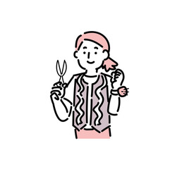 アパレルメーカーで商品企画の仕事をする20代の女性