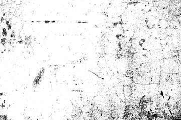 Vector grunge texture .Black and white background.Vintage old wall effect.