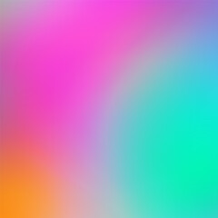 Vibrant rainbow blurred gradient colorful abstract. Vector illustration background