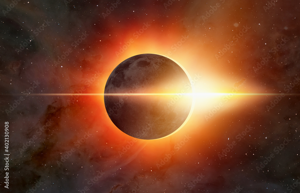 Poster solar eclipse 