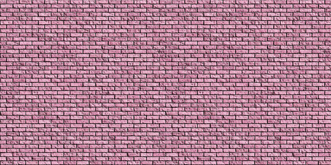 Fototapeta premium Header Bond Pink Brick Wall Seamless Background Texture