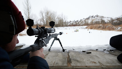 Russian-made sniper rifle 