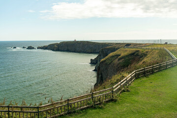 Fototapeta premium 北海道の霧多布岬