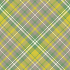 Seamless pattern in stylish beige and green colors for plaid, fabric, textile, clothes, tablecloth and other things. Vector image. 2