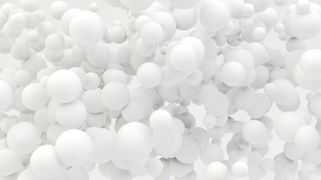 White bubbles background © MclittleStock
