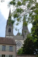 Fototapeta na wymiar cathedral in Chartres 