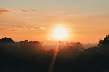 Obraz premium sunrise in the mountains