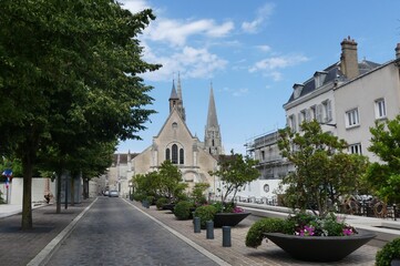 Fototapeta na wymiar church of Chartres 