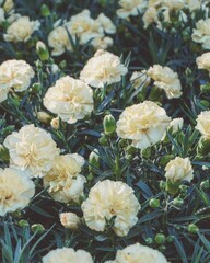 photo of artistic begonia white flowers int he garden