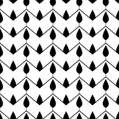 Vector seamless pattern with lettering Happy Easter and mandala shape. Perfect texture for your easter printing and textile design, paper, fabric, book cover, web and magazine pages background.