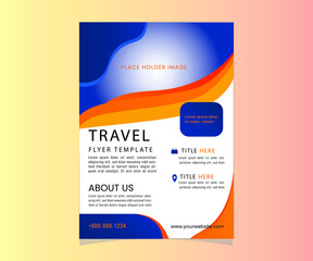Obraz premium Flyer Design Template