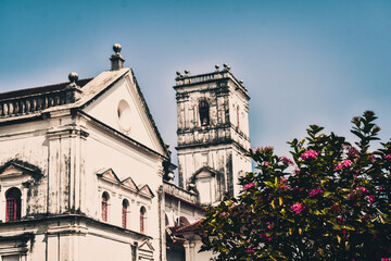 Basilica of bom jesus church museum in old goa architectural views