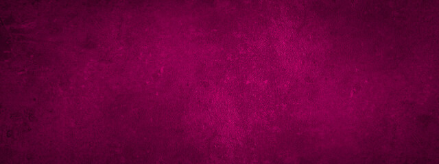 Pink black magenta stone concrete paper texture background panorama banner long, with space for...