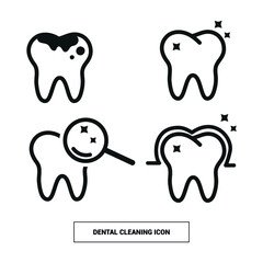 Vector image. Icon of a dirty grinding wheel. Oral hygiene image.