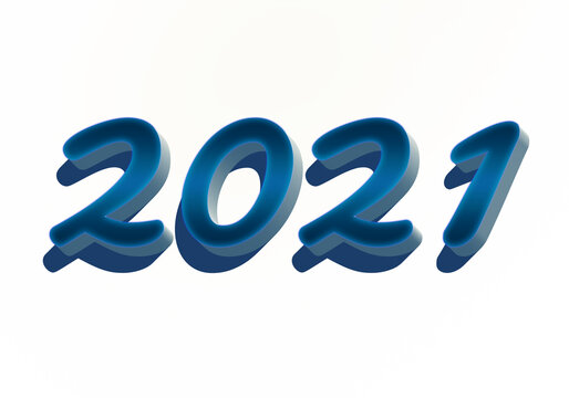 2021, 3D, Text, Frohes neues Jahr, Feiertag, Dezember, Grafik, Design