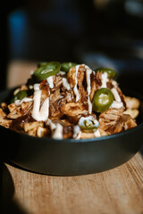 Mixed, various grilled and fried food