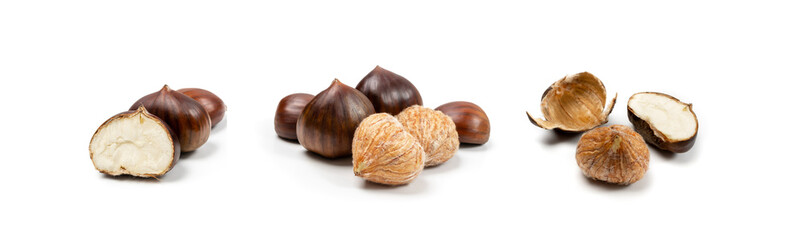 Edible Sweet Chestnuts, Healthy Autumn and Christmas Food