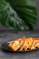 Trucha de batata is Christmas sweet consumed in the Canary Islands during the Christmas