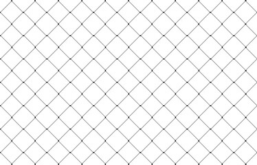 Net texture pattern isolated on white background. Net texture pattern for backdrop and wallpaper. Net pattern background