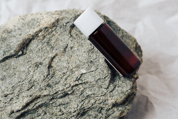 Black tubes with cosmetic cream, health care