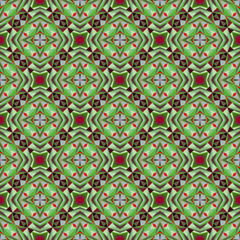 Geometric seamless pattern, abstract colorful background, vector texture.