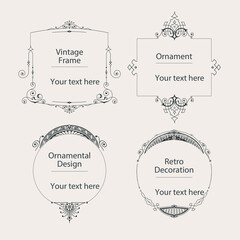 Classic retro British decorative frame material