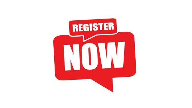 register now icon, register now