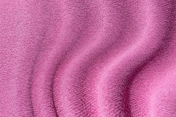 Naklejka na ściany i meble Pink fabric texture background .