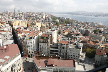 Fototapeta na wymiar Istanbul Turkey Cityscape Aerial View