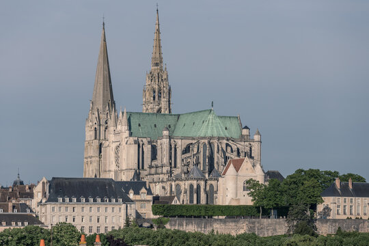 Hochgotische Kathedrale von Chartres in Frankreich