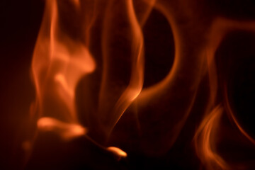fire in the dark