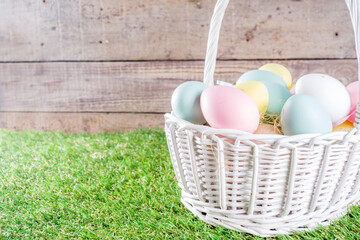 Happy Easter greeting card background