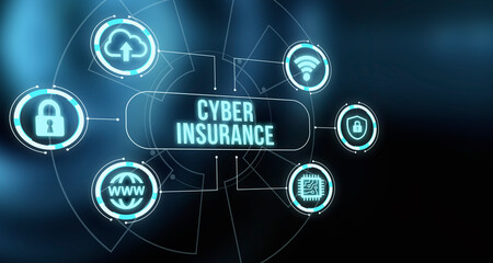 Internet, business, Technology and network concept. Cyber security data protection business technology privacy concept.