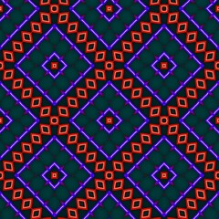 Seamless texture. symmetrical mosaic elements allover ornament. Print block for apparel textile, brocade dress fabric.texture for the site.