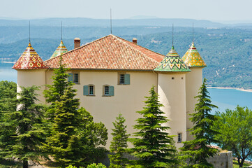 [Chateau d'Aiguines], Aiguines, Provence, France