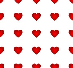 red hearts background