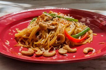 Cashew Coconut Lo Mein