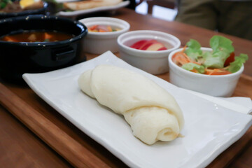 Chinese stuffed bun, steamed dumpling or Chinese bun