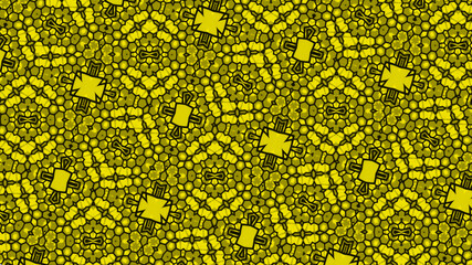 Colorful and textured African fabric (seamless cotton) 