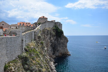 The old city of Dubrovnik in Croatia 
