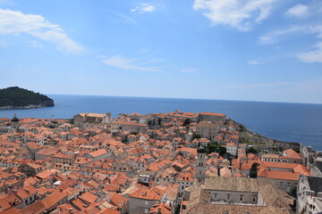 The old city of Dubrovnik in Croatia 