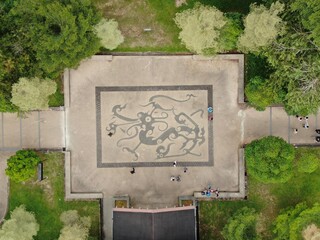 Creative Aerial Shots of the Santubong and Damai Beaches of Sarawak Malaysia, beside the South...
