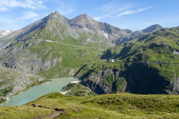 Mount Watzmann (peak Hocheck) in the german Alps near Berchtesgaden