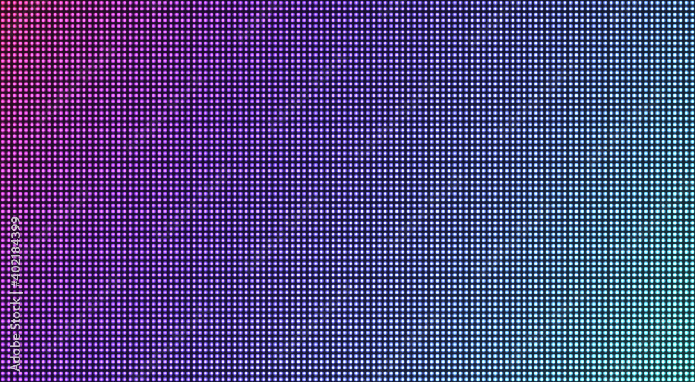 Wall mural led screen. pixel textured tv background. lcd monitor . digital display with dots. electronic diode 