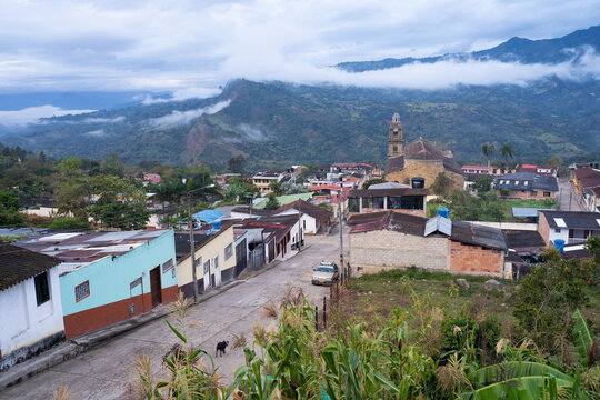 Chinavita, Pueblo En El Departamento De Boyaca, Colombia, Cordillera Oriental De Los Andes.